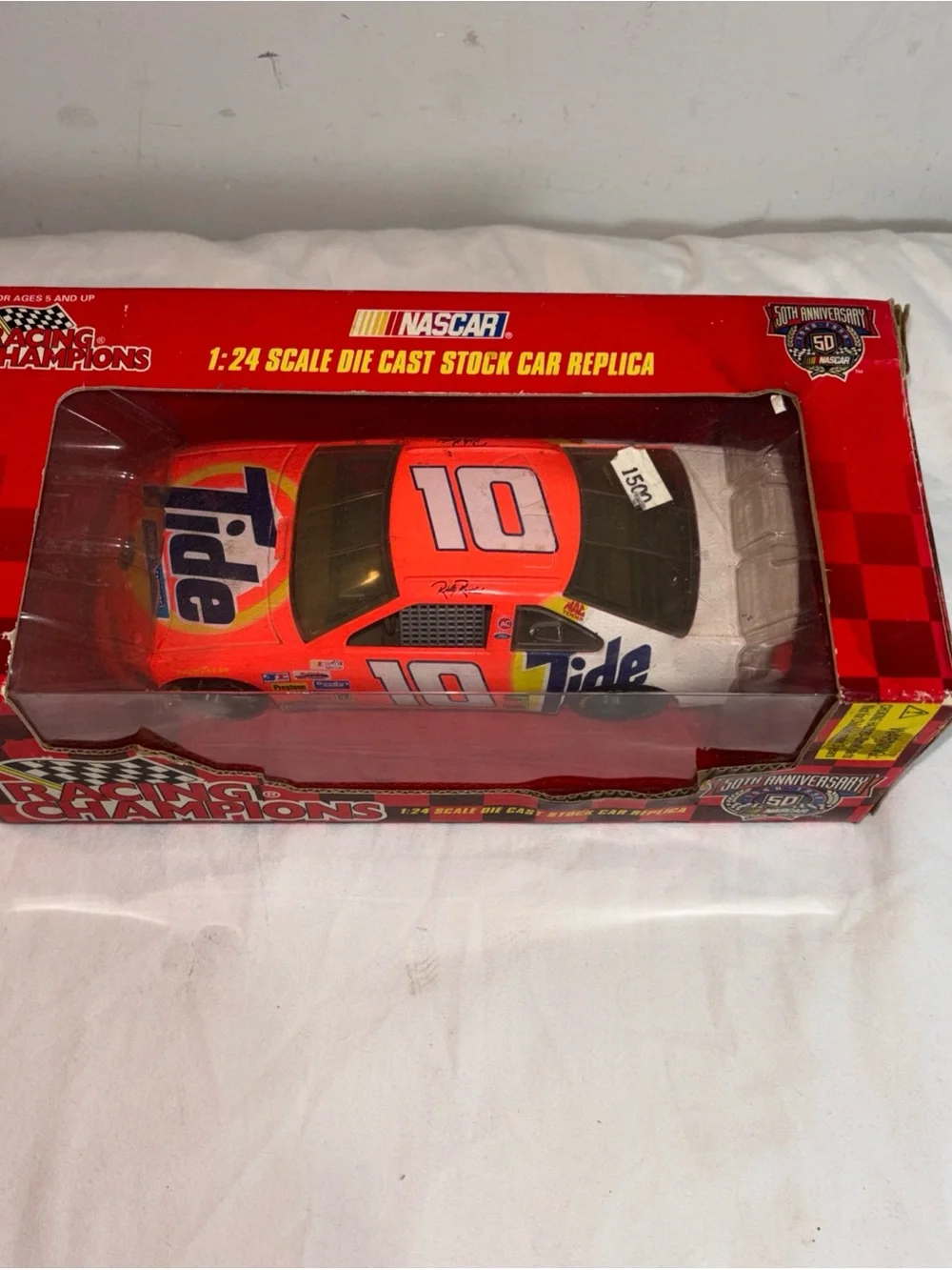 Nascar 1:24 Ricky Rudd Toy Die-Cast Car - Orange Tide #10